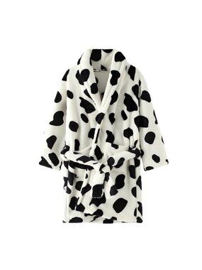 7-8T/140 Children's  Flannel Bathrobe Soft Warm Kids Pajamas Sleepwear Loungewea